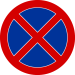 B 36.svg  150x150 Znaki drogowe   zakazu
